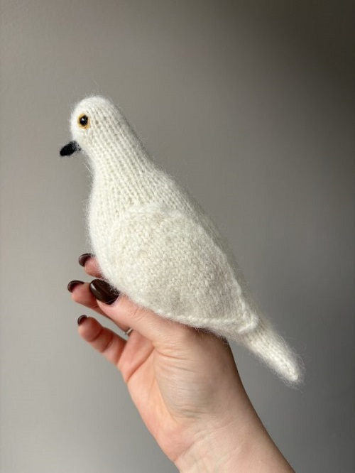 Knitted bird free pattern