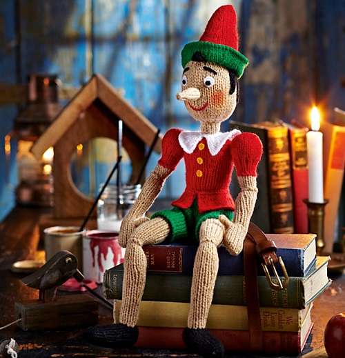 Knitted pinocchio Pattern 3