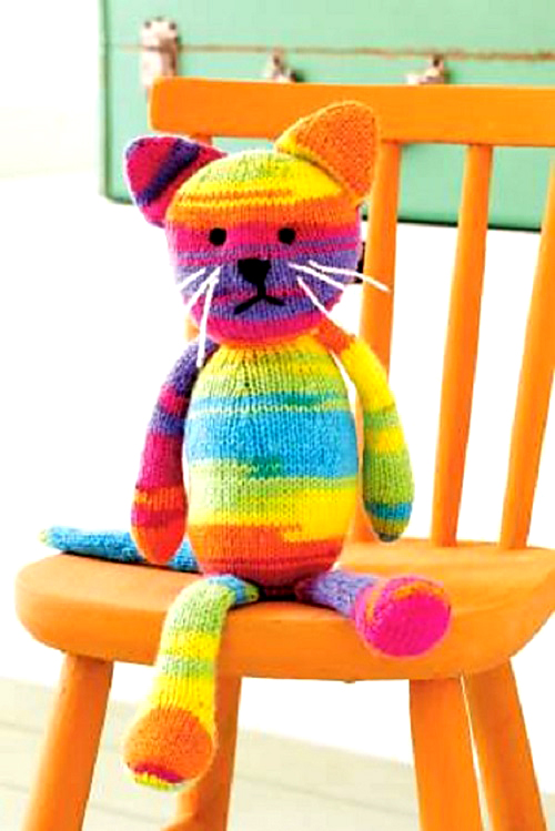 Knitting Charming Rainbow Animals Patterns 2