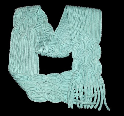 Knitting Cables Scarf 2