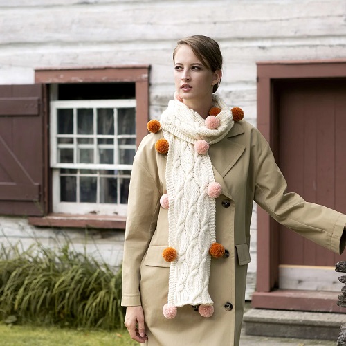 Knitting festive Scarf pattern