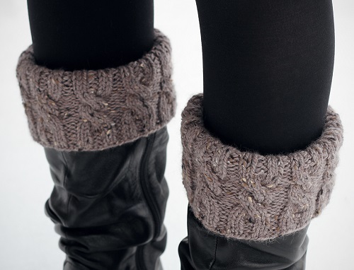Knitting boot cuffs free Pattern 1