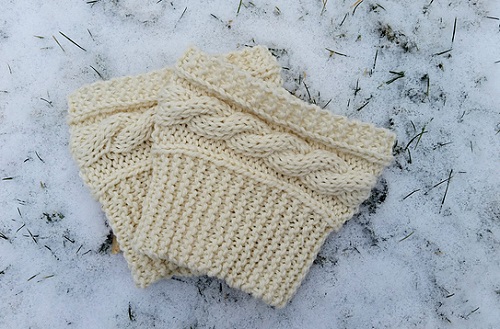 Knitting boot cuffs free Pattern 4