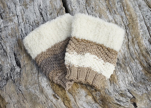 Knitting cuffs free Pattern 4