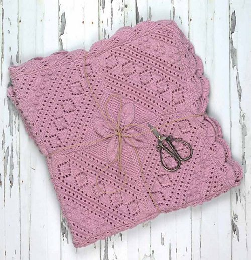 knitting chunky Blanket Pattern 2
