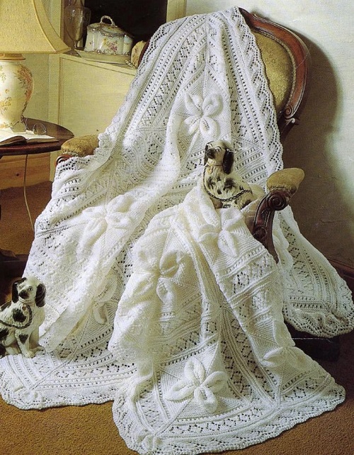 knitting chunky Blanket Pattern 5
