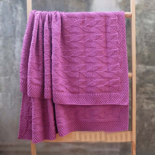 knitting cozy Blanket Pattern 2