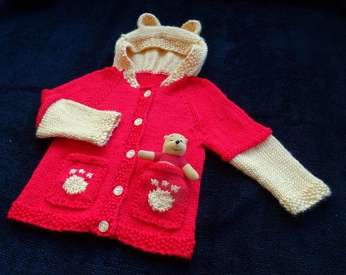 Knitting baby sweater pattern 2 