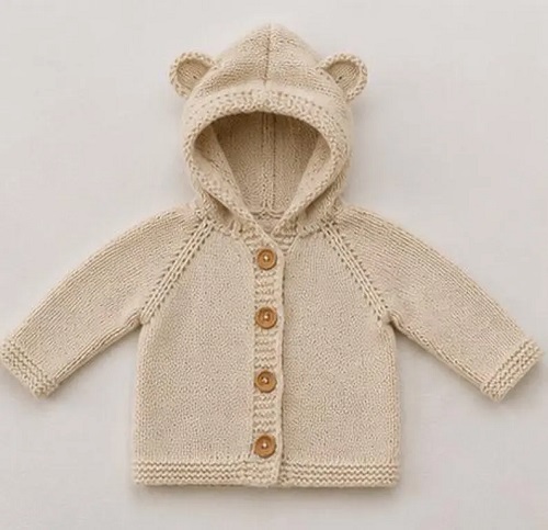 Knitting baby sweater pattern 3