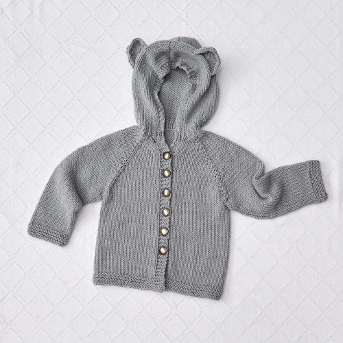 Knitting Baby Bear Hoodie 3 
