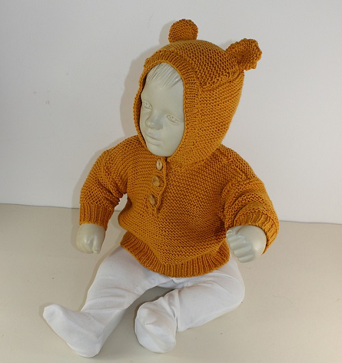Knitting Baby Bear Hoodie 4