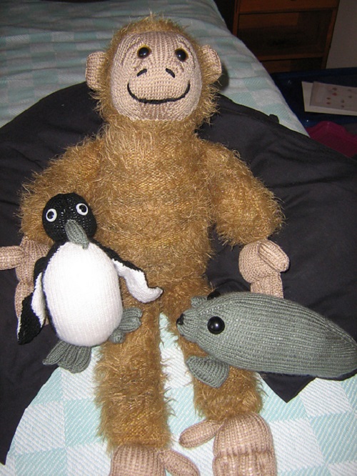 knitting gorilla