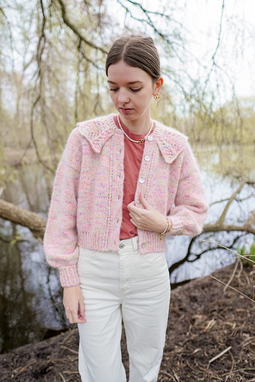 knitting women cardigan free pattern 3
