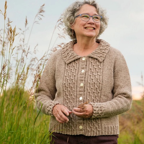 knitting women cardigan free pattern 4