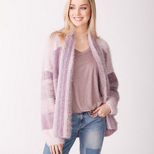 knitting lapel cardigan 4