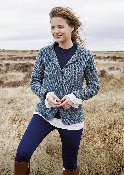knitting collar cardigan pattern 2