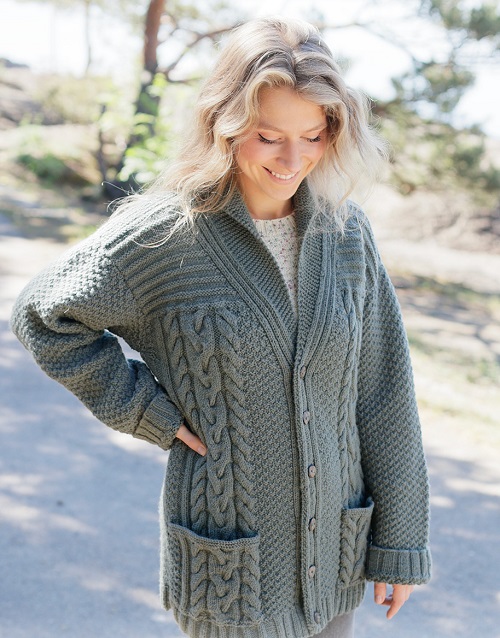 knitting women cardigan free pattern