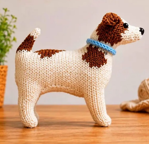 Knitting dog Pattern 3