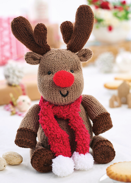 Knitting Reindeer dress Pattern 2