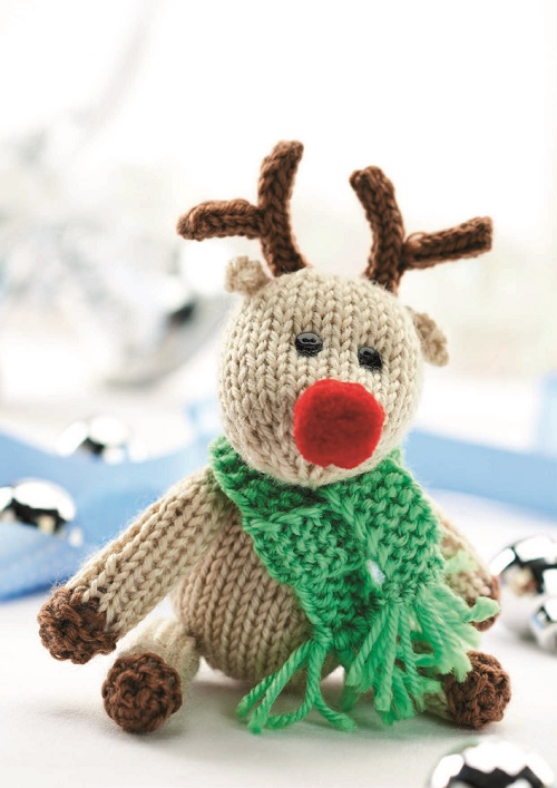 Knitting Reindeer dress Pattern 3