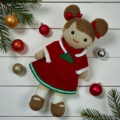 Christmas Toy Dress Free Knitting Patterns 2