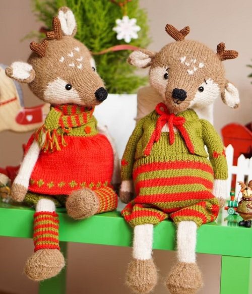 Christmas Toy Dress Free Knitting Patterns 3