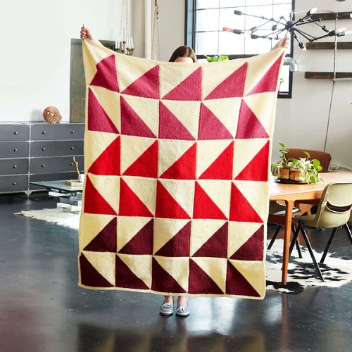 Colorful Blanket Free Knitting Patterns 3