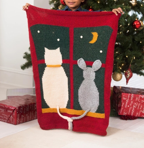 Colorful Blanket Free Knitting Patterns 5