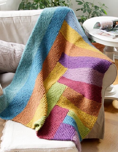 winter Blanket Free Knitting Patterns 2