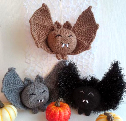 Halloween Bat Knitting Patterns 1