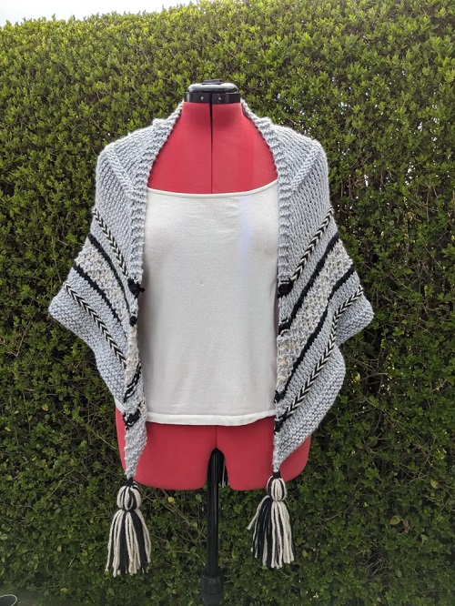 Hearthstone Wrap Free Knitting Pattern 1