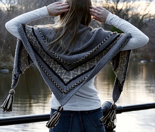 Hearthstone Wrap Free Knitting Pattern 2
