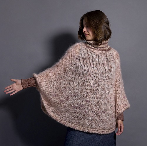 Knitting Poncho Pattern 2