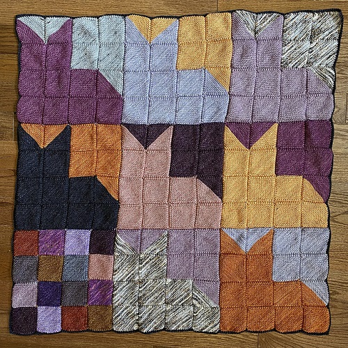 Knitted Cat Blankets Free Patterns 1