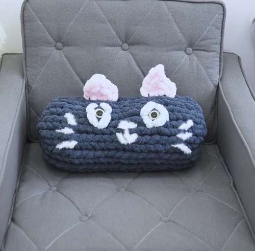 Knitted animal Pillow Free Patterns 2