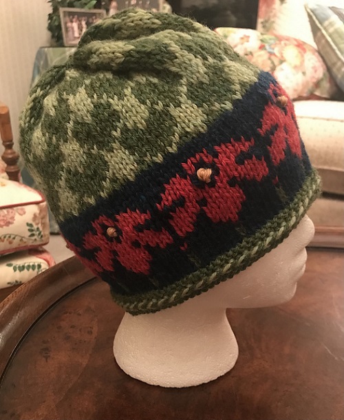 Knitted Poppy Wearable Pattern 1