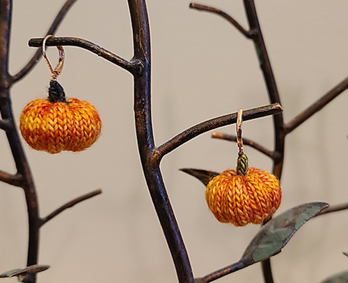 Knitted christmas pattern