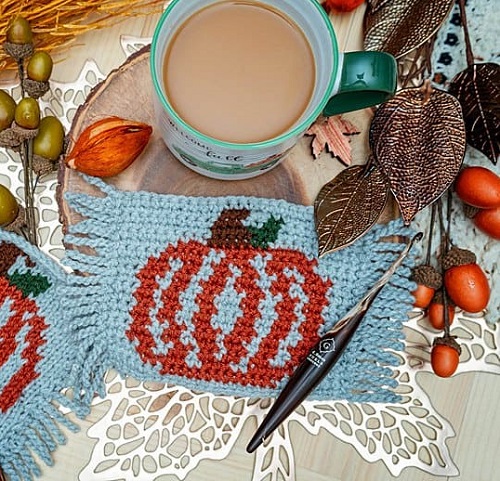 Knitted christmas pattern 2