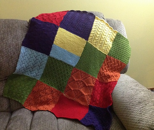 Knitting winter Blanket Free Patterns 2