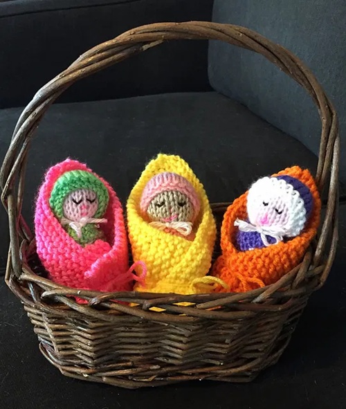 Swaddled Toy Free Knitting Patterns 3