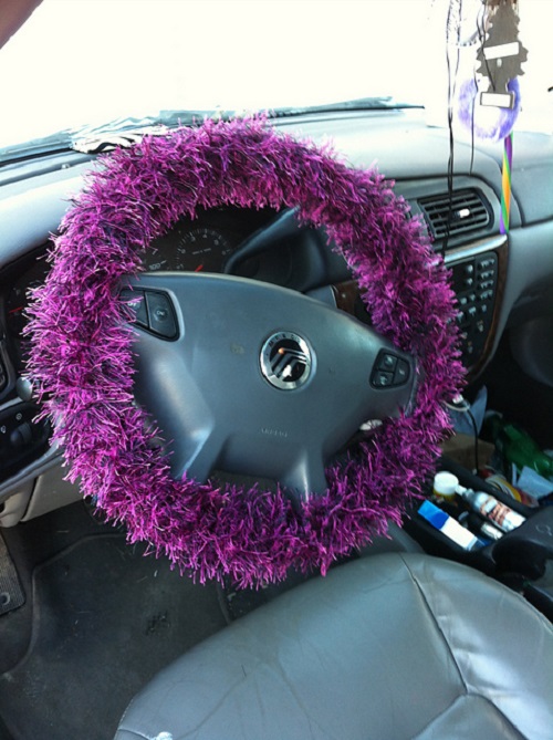 Car Steering Wheel Cover Free Knitting Patterns 1