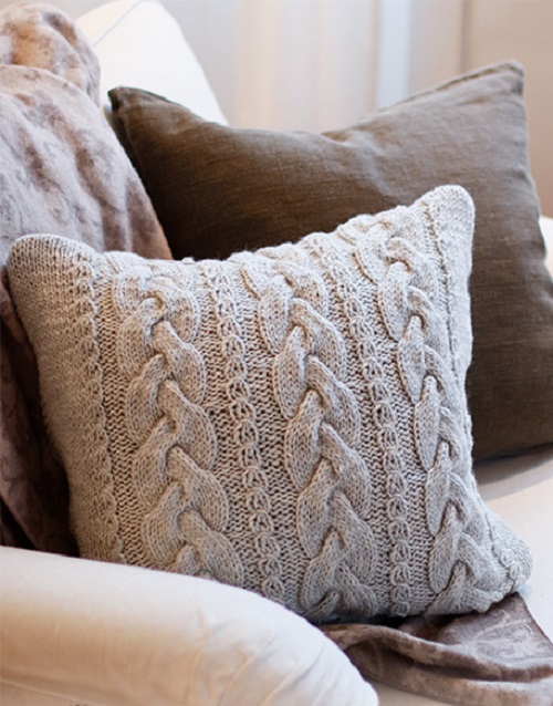 knitting Pillow pattern 2