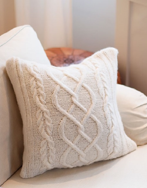 knitting Pillow pattern 3
