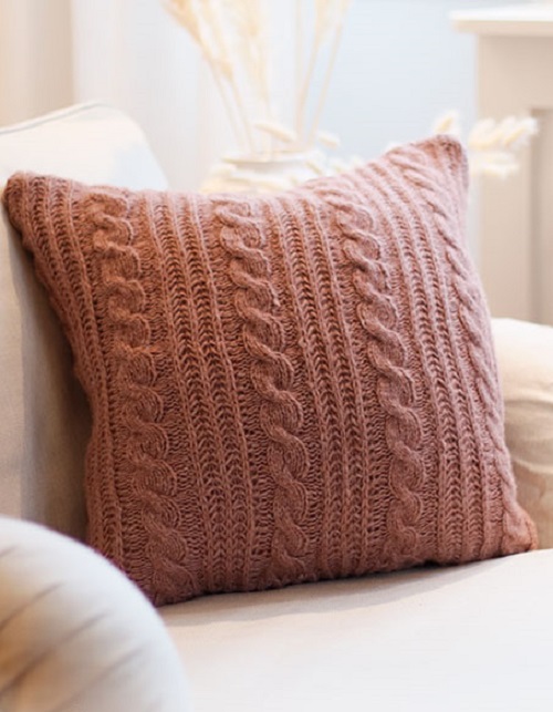 knitting Pillow pattern 4