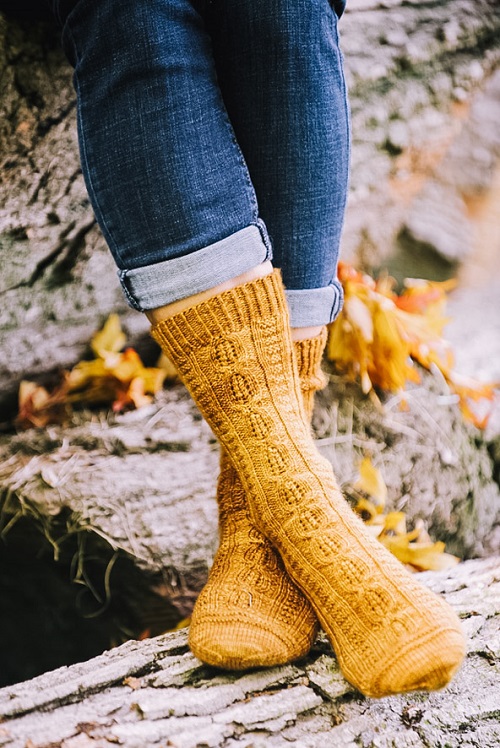 Knitting Festive Socks Free Pattern 5