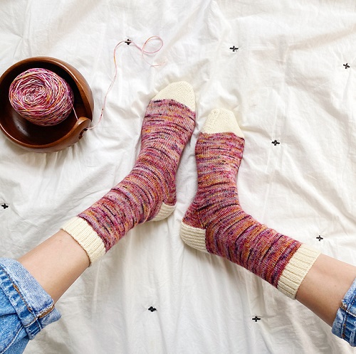 Knitting Socks Pattern 4