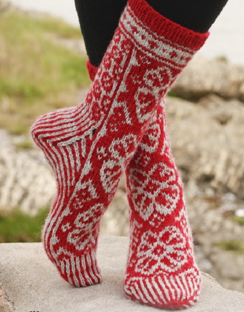 Knitting Winter Socks Free Pattern 3